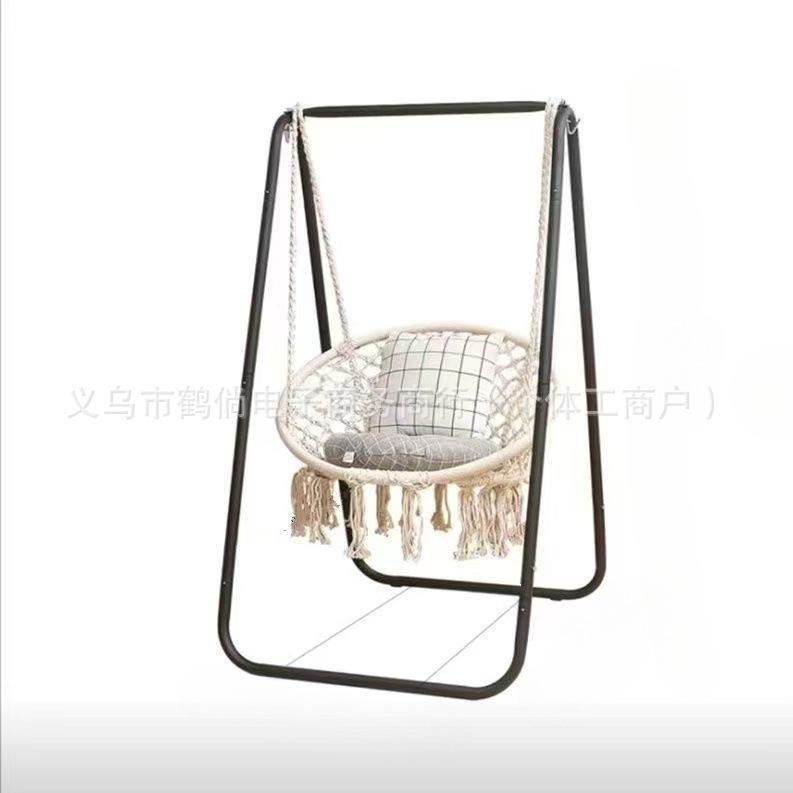 家庭成人吊篮秋千室内阳台吊椅宿舍摇椅吊床ins北欧风承重悬挂式