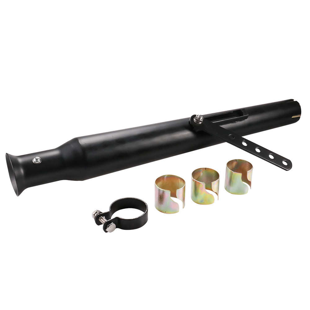 摩托车复古直款排气管 54CM回压消声器 越野车改装大排量排气管