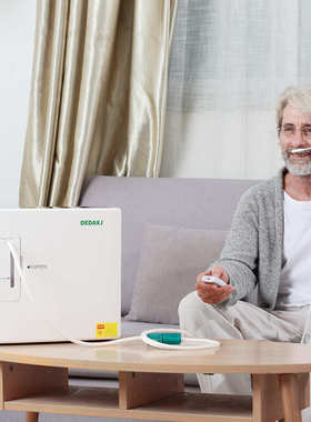 DEDAKJ 现货家用2L车载1L制氧气机便携家用宠物吸制氧气机