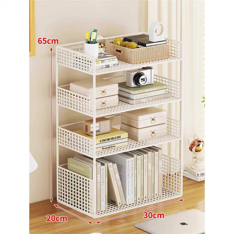 桌上书架桌面多层置物架办公桌工位收纳神器宿舍书桌小层架分层柜