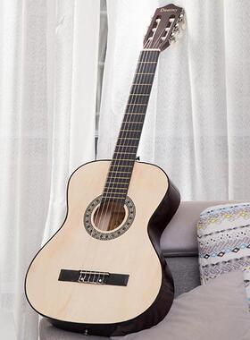 39寸古典木吉他成人PZX学生乐初学入练习吉他门龙尼弦器送全