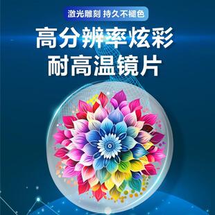 设计LOGO灯定制镜片广告耐高温灯片GOBO片成像玻璃片高清 免费新款