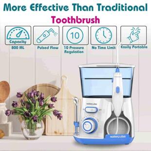 Waterpulse Electric Water Flosser Oral Irrigator, 800ML Larg