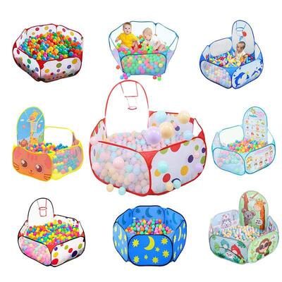 Play Tent Cartoon Ball Pit Pool Portable Foldable Children O