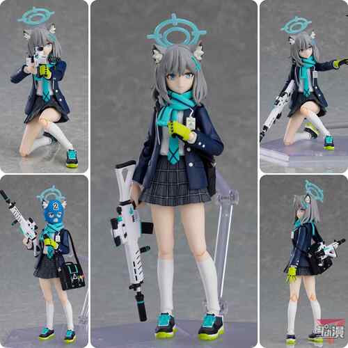 figma 567 蔚蓝档案 砂狼白子 游戏动漫关节可动手办模型国产现货