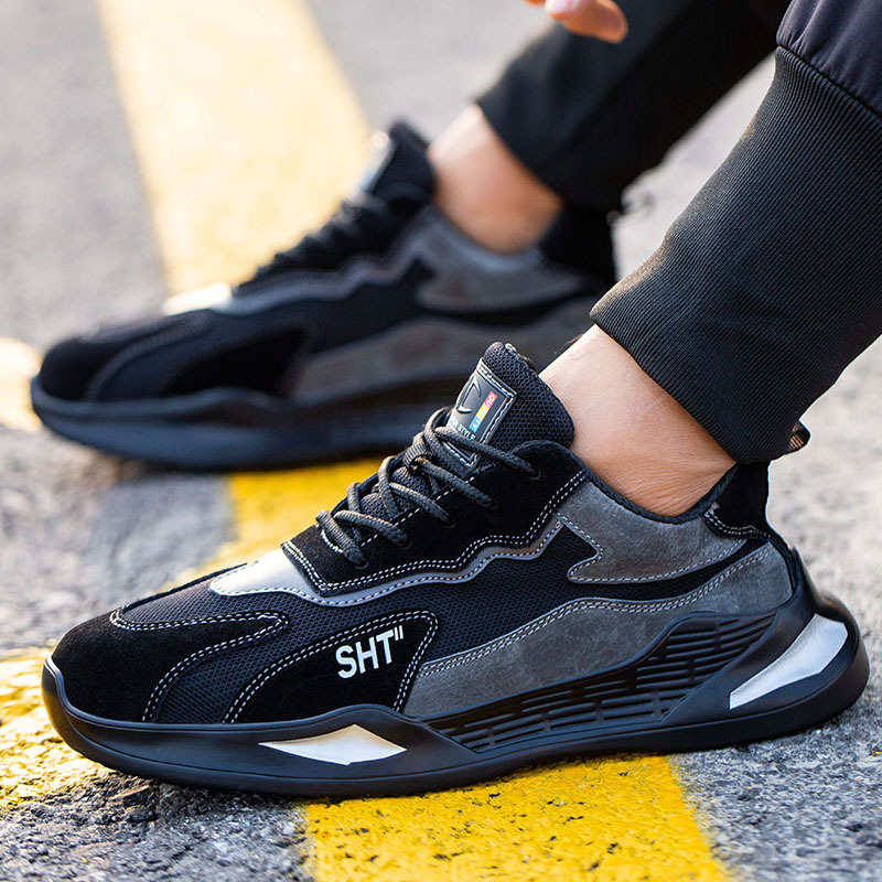 钢包头劳保鞋防护透气安全鞋防滑防穿刺耐磨耐穿