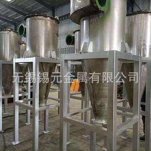 沙克龙除尘器工业粉尘收集旋风分离器筒式316不锈钢旋风除尘器