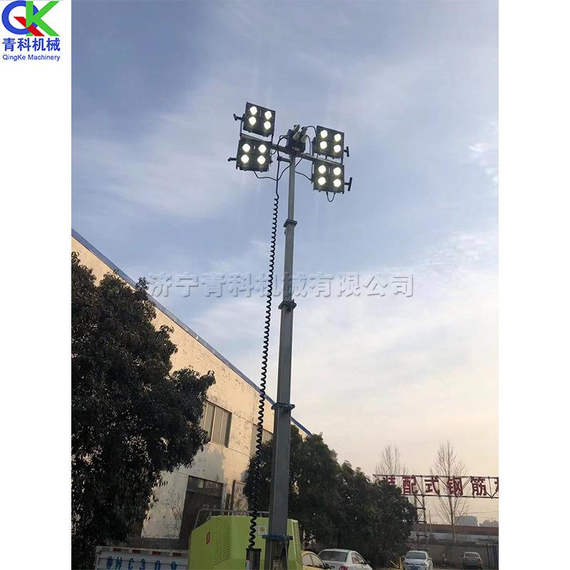 400型铁路电力照明工具车户外夜晚施工照明车自动升降泛光工作灯