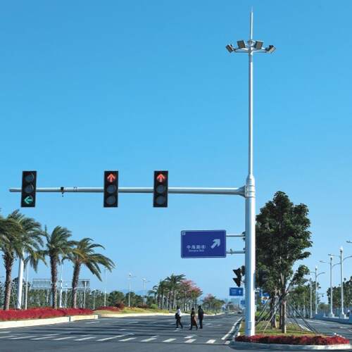 多功能智慧灯杆12m道路交通信号灯标识杆城市道路综合智慧路灯杆