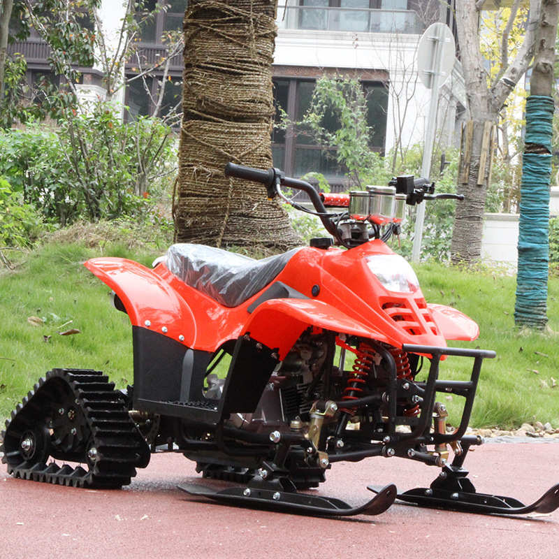 厂家直供小恐龙沙滩车四轮越野雪地摩托车履带轮全地形车山地atv