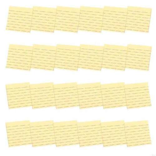 24 Pcs Multifunctional Memo Pad Lined Sticky Note Simple