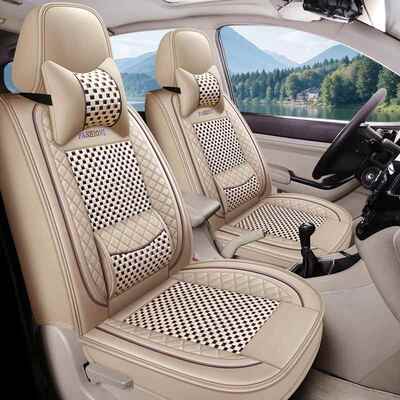 五菱宏ALL光S座套皮革七S1/荣光V欧诺宝骏70座四季全包S围坐垫椅