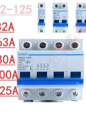正泰隔离开关小型断路器NH2-125 1P2P3P4P 32A63A80A100A125A