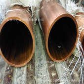 76紫铜t2 穿孔机铜管管电解大口 直销红铜2mm薄壁 径管耐腐蚀