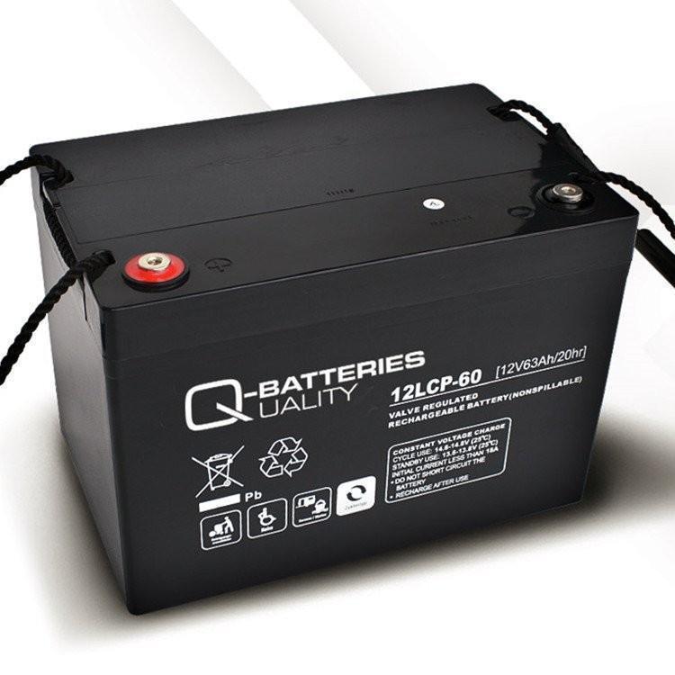 新品德国Q-BATTERIES蓄电池12LCP-75 铅酸储能型 UPS主机应急电源