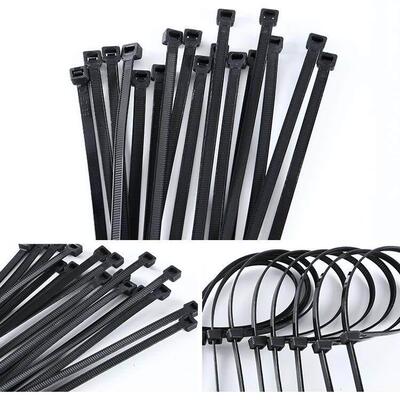 Plastic nylon cable tie 100 PCS black 5X300 cable tie fixing