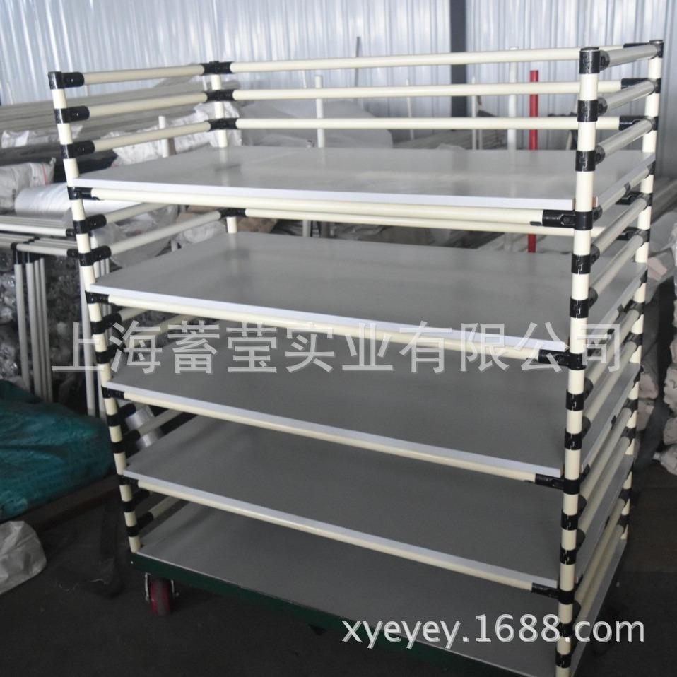 全系列精益管厂家供应工作台推车款式简约使用便捷角铁电焊货架