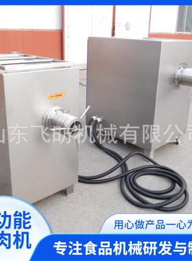 厂家供应不锈钢304冻肉鲜肉绞肉机商用大型绞肉机多功能绞肉机
