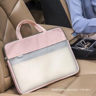 文件包a4文件袋透明大容量补习手提多层会议办公资料袋学生补课包