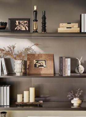 复古风背景柜书柜书档道具假书装饰摆件收纳盒装饰摆画搭配高级感