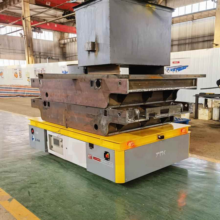 车间电动无轨车 厂区横向过跨地轨车 无轨转运车【自有工厂