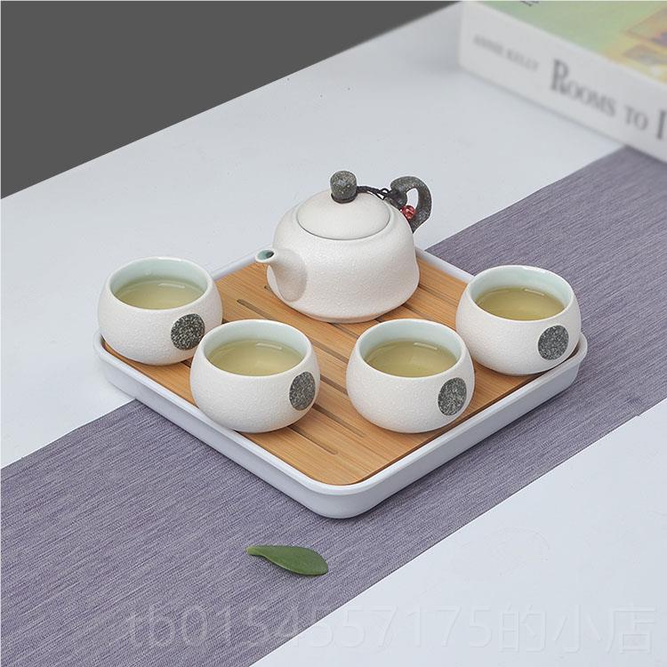 正品一壶两杯茶具套用装快客酒杯家飘逸杯茶壶四快客陶瓷单人迷你