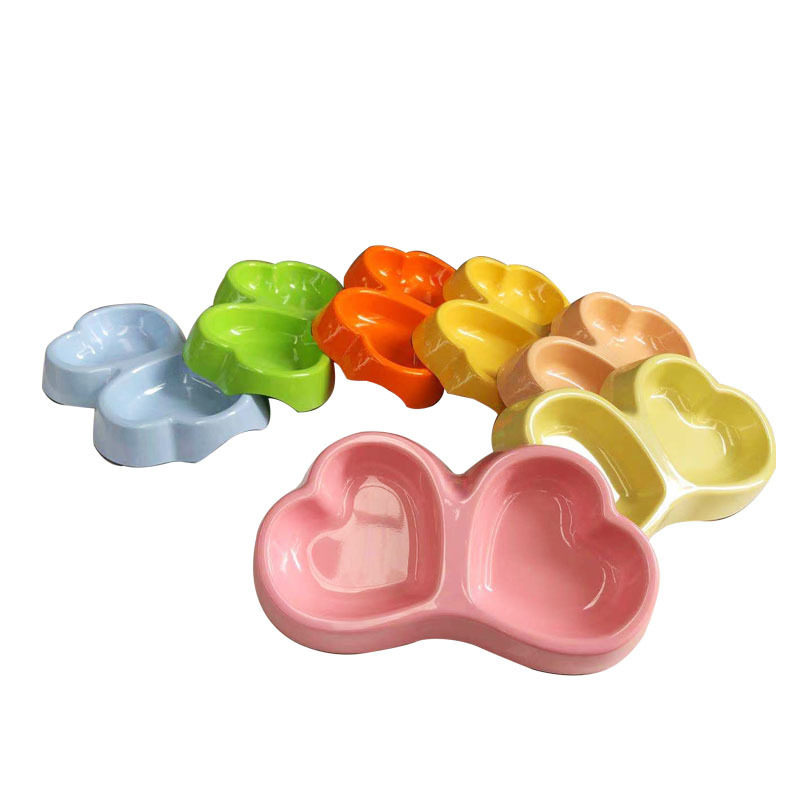 宠物爱心双碗 狗狗猫咪食具食盆狗碗猫碗密胺材料,宠物/宠物食品及用品,猫狗碗/慢食碗,淘宝优惠券,粉丝福利购,淘宝优惠卷