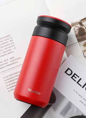高档魔都保便温杯女316不锈钢档水杯小巧携男士高泡茶子ins 简杯