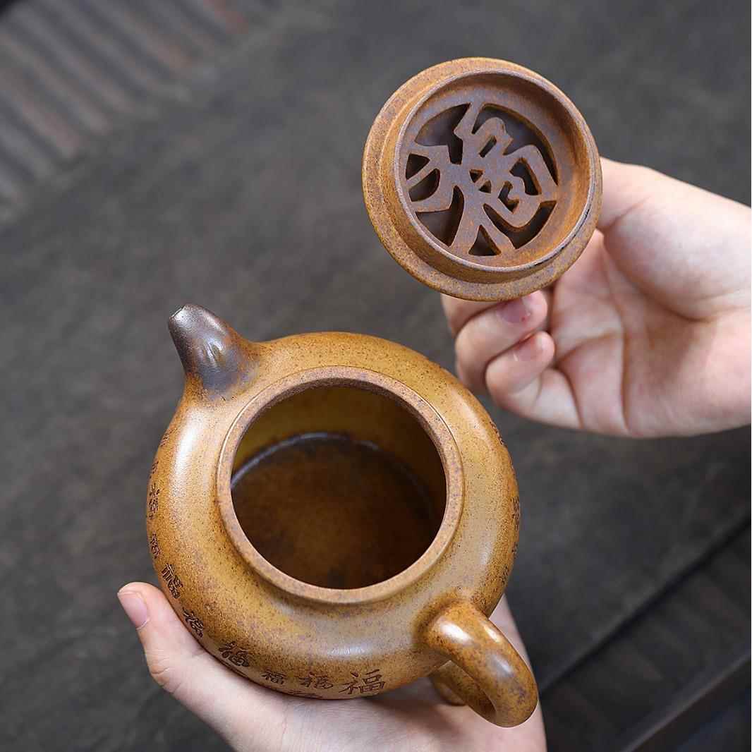 百福莲宜柴子烧茶壶兴LIV紫砂壶直工堂播供货源头茶具