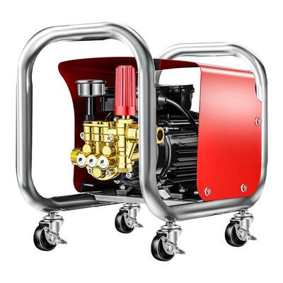 家用220V小型洗车水泵高压便捷式清洗机调压纯铜洗车机管道疏通剂