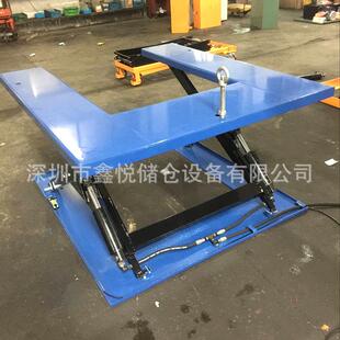 1吨U型电动平台E型电动升降平台1.5吨电动液压升降平台