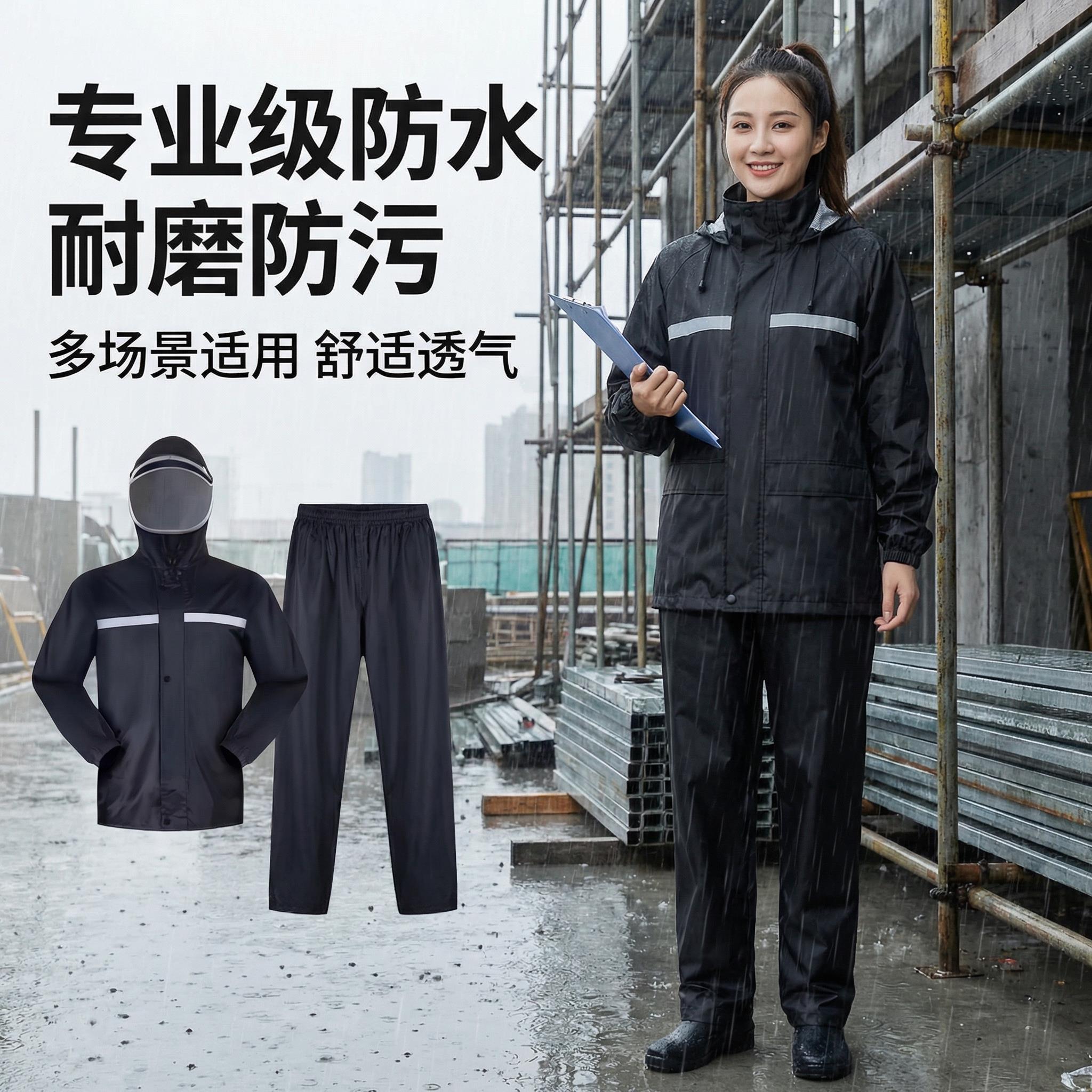 雨衣2026新款男士骑手专用反光暴雨雨服电动车方便穿脱雨裤套装女图片