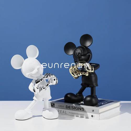 家关轻奢居网红比心老鼠潮流摆件儿童YN-BJ225房卡通玄柜客厅店面