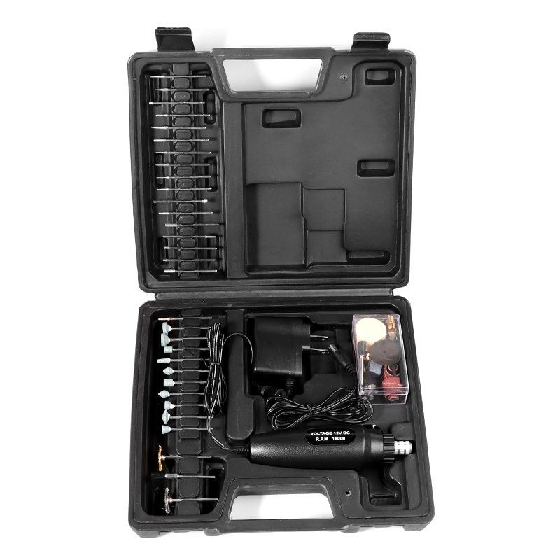 60pc迷你电磨DC12V迷你小电磨微型小电钻电动打磨机抛光美甲