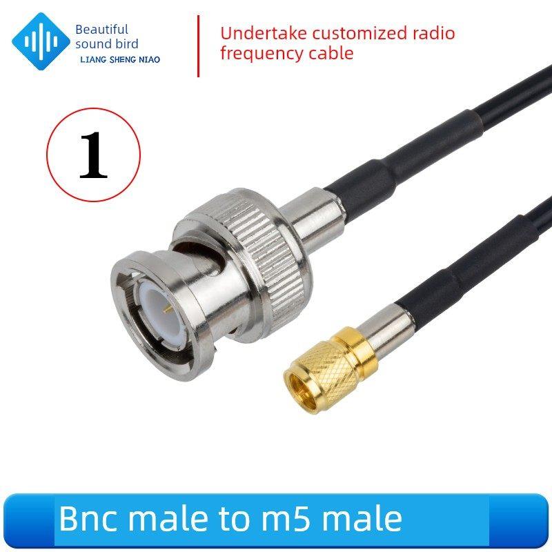 BNC公转M5/L5公10-32UNF震动传感器测试台加速Q9转m5延长线连接线