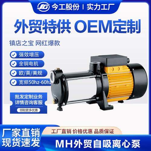 跨境MH不锈钢多级离心泵ESPA110V/220v英规美规自来水井水增压泵