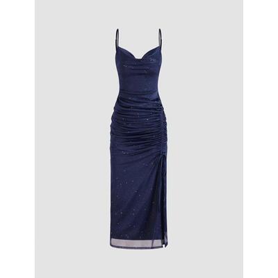 R 67486 Sequin Bodycon Dress 烫钻包臀连衣裙