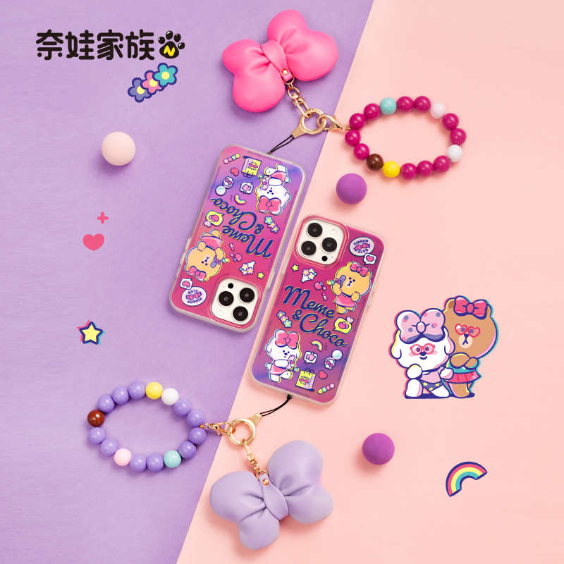 奈娃家族MEME&CHOCOiPhone13141516手机挂件安卓手机挂件