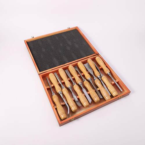 12件套雕刻刀木工雕刻刀美术工具刀木工凿陶泥工具carvinchisel