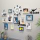 照片墙相框组合宝宝挂墙装 饰免打孔墙上相簿墙创意墙面儿童相片墙