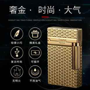 高档S.dubtn 礼啷品创超意薄不防风 法国都柏特高档声朗声打t火机