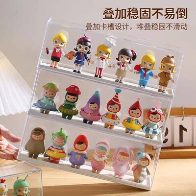 Blind Box Display Rack Pop Mart Acrylic Transparent Dustproo