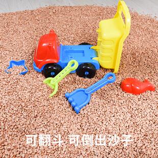 土工程黄玩具车挖沙男孩型号211和73和211 儿童沙滩玩具车大号装