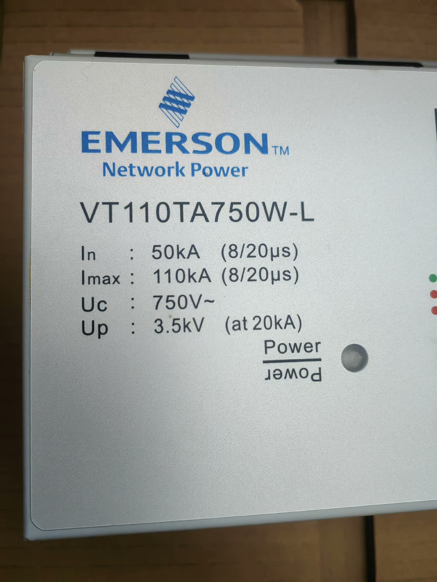 VT110TA750W-L 爱默生防雷器