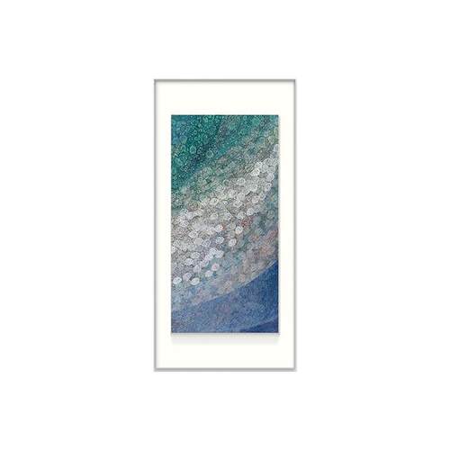 星河映海现代简约玄关装饰画轻奢过道壁画餐厅抽象植物挂画