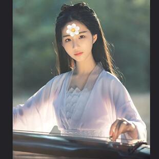 白色仙女装改良汉服女侠服饰小龙女古装服装七仙女写真服饰