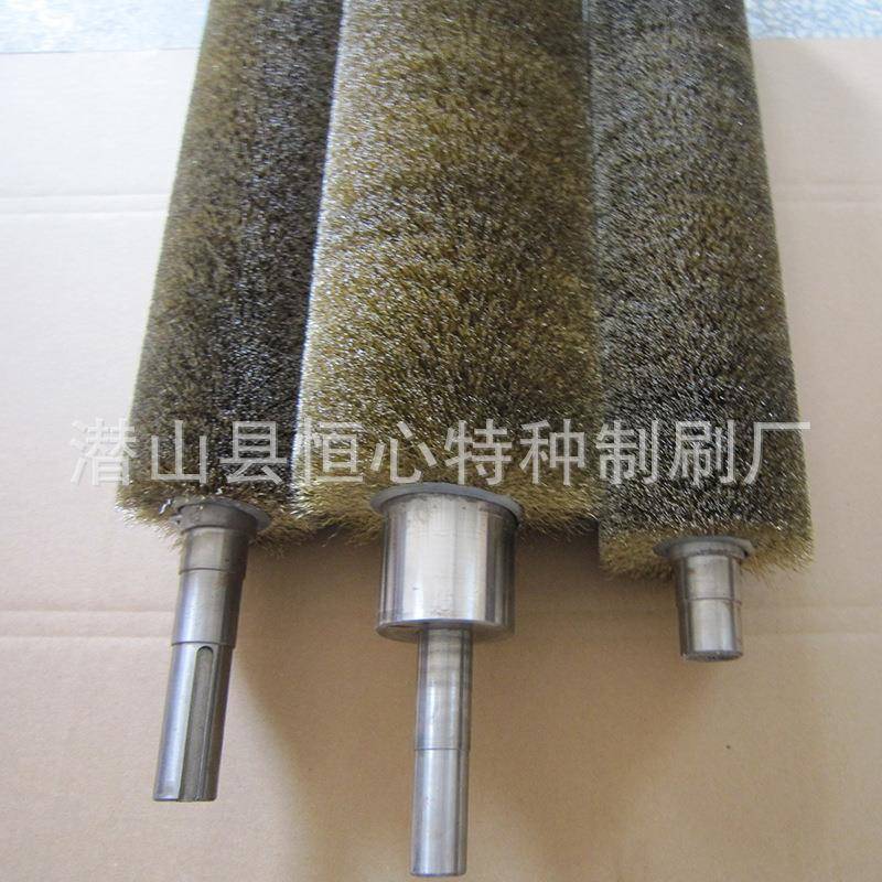 毛刷辊刷392厂家丝刷辊钢筛沙机筛网抛光丝除锈打磨毛抛光缠绕钢