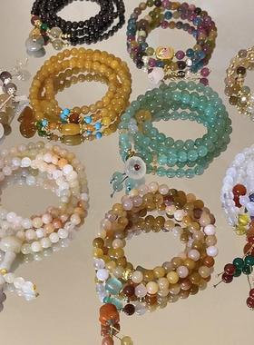 兰花水晶手链项链长款高级手链