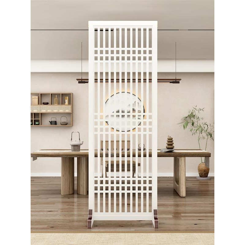 屏风隔断客厅实木古隔断栏栅新中式日式简易装饰镂空入户门遮挡