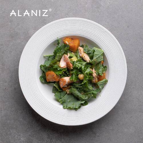 alaniz南兹流沙草帽盘陶瓷欧式西餐盘个性盘子菜盘家用汤盘飞碟盘